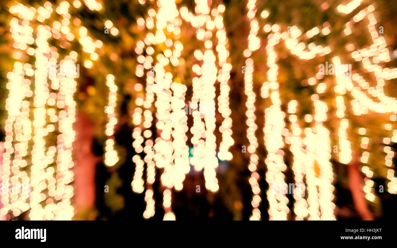 Blurred Bright Light Celebration Festive Concept Stock Photo