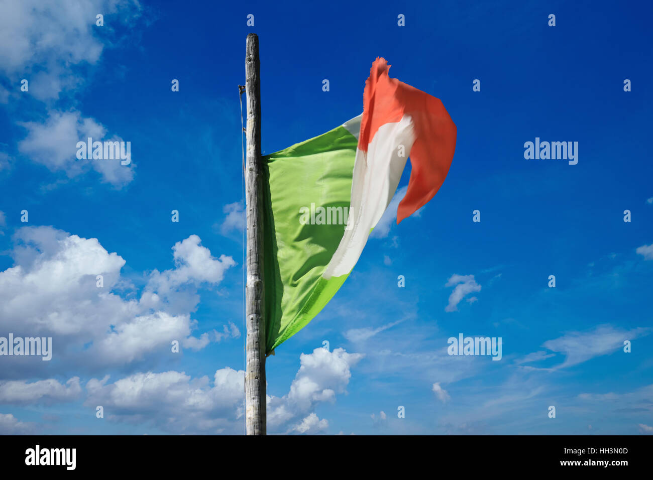 Italien Italienische Flagge Stock Photo