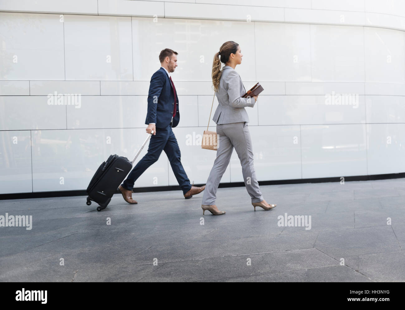 Business People Commuter Walking City Life Concept Stock Photo - Alamy