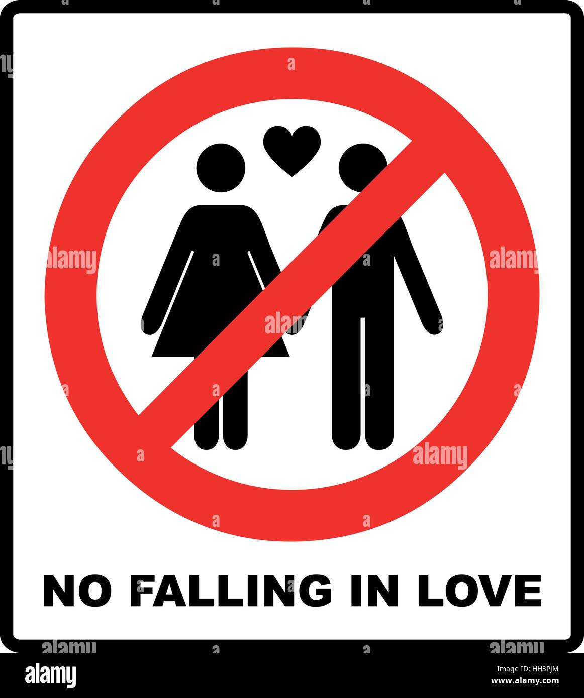 No Love Sign No Falling In Love Label Vector Illustration Stock Vector Image Art Alamy No Love Sign No Falling In Love Label Vector Illustration Stock Vector Image Art Alamy