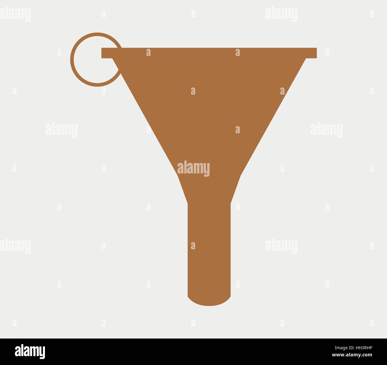 funnel icon illustrated on a white background Stock Vector Image & Art ...