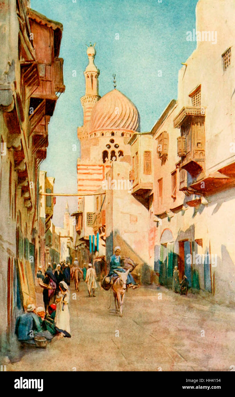 Suk Es-Selah, Cairo, Egypt, circa 1912 Stock Photo