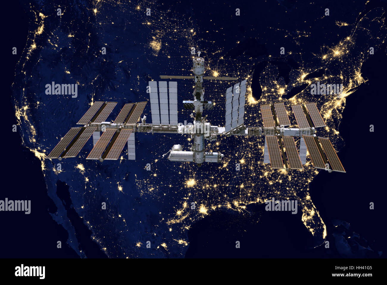 From The International Space Station Views Of The United States
