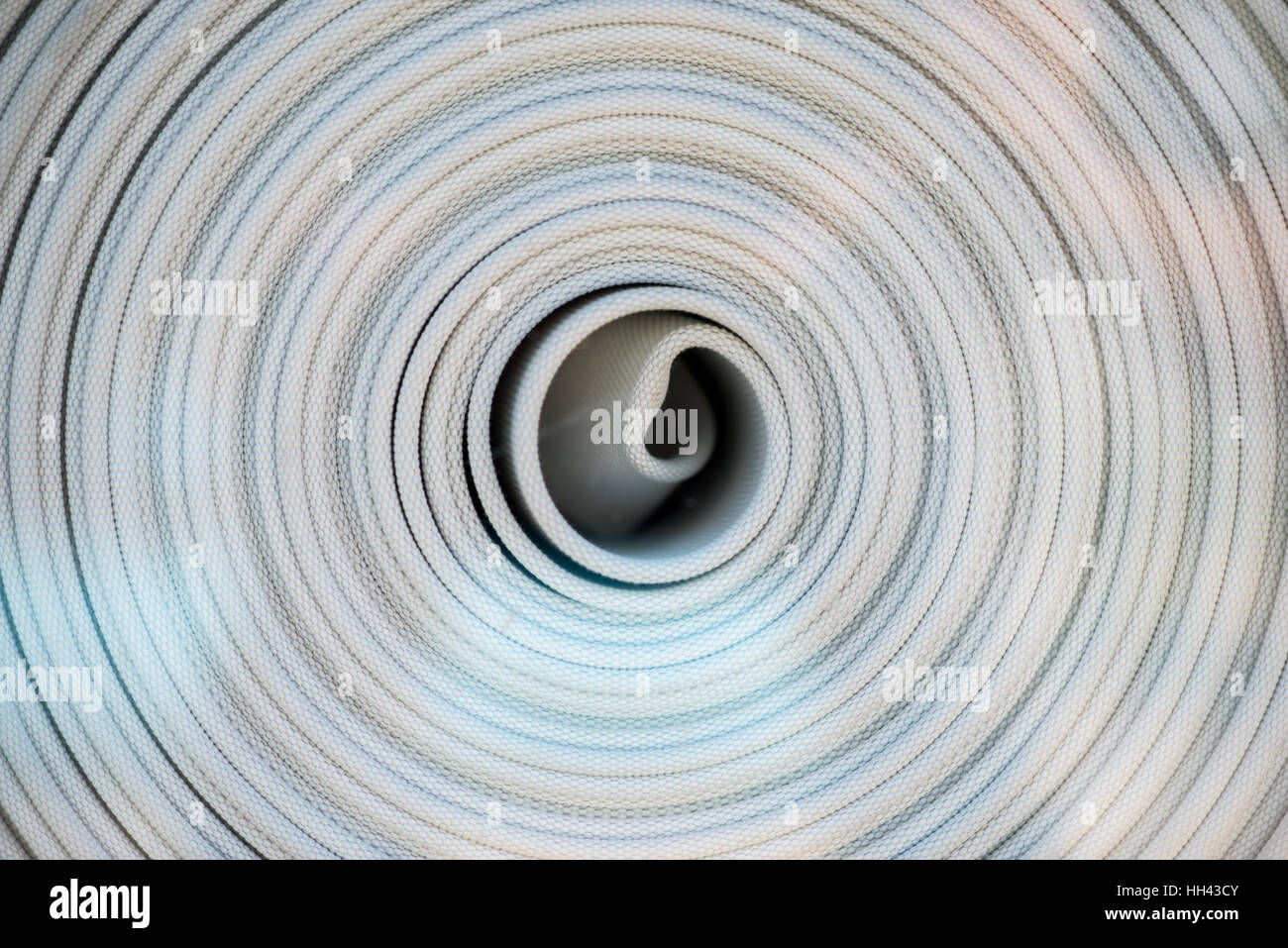 fire fighter hose close up Stock Photo