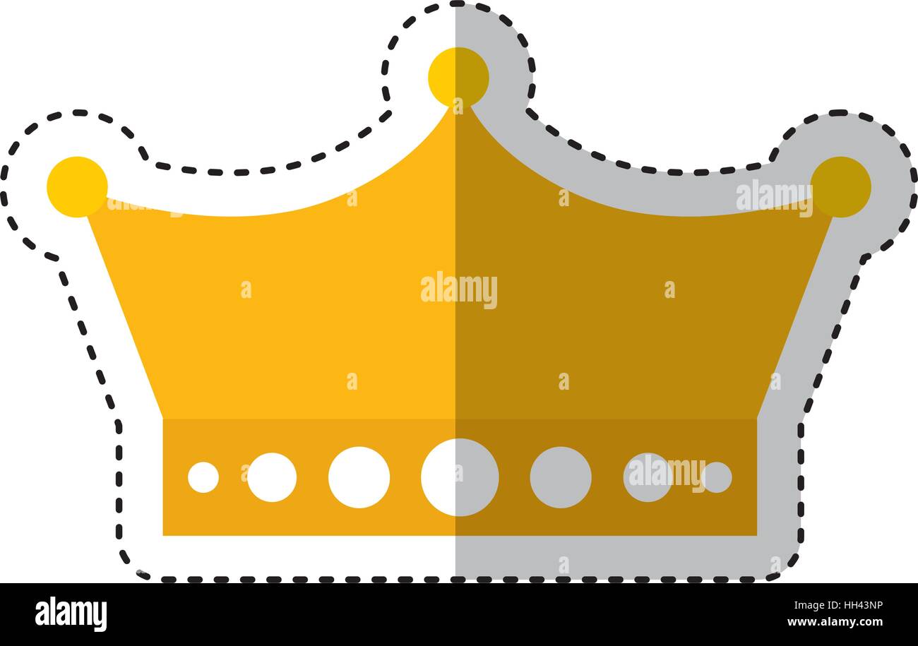 king crown isolated icon vector illustration design Stock Vector Image ...