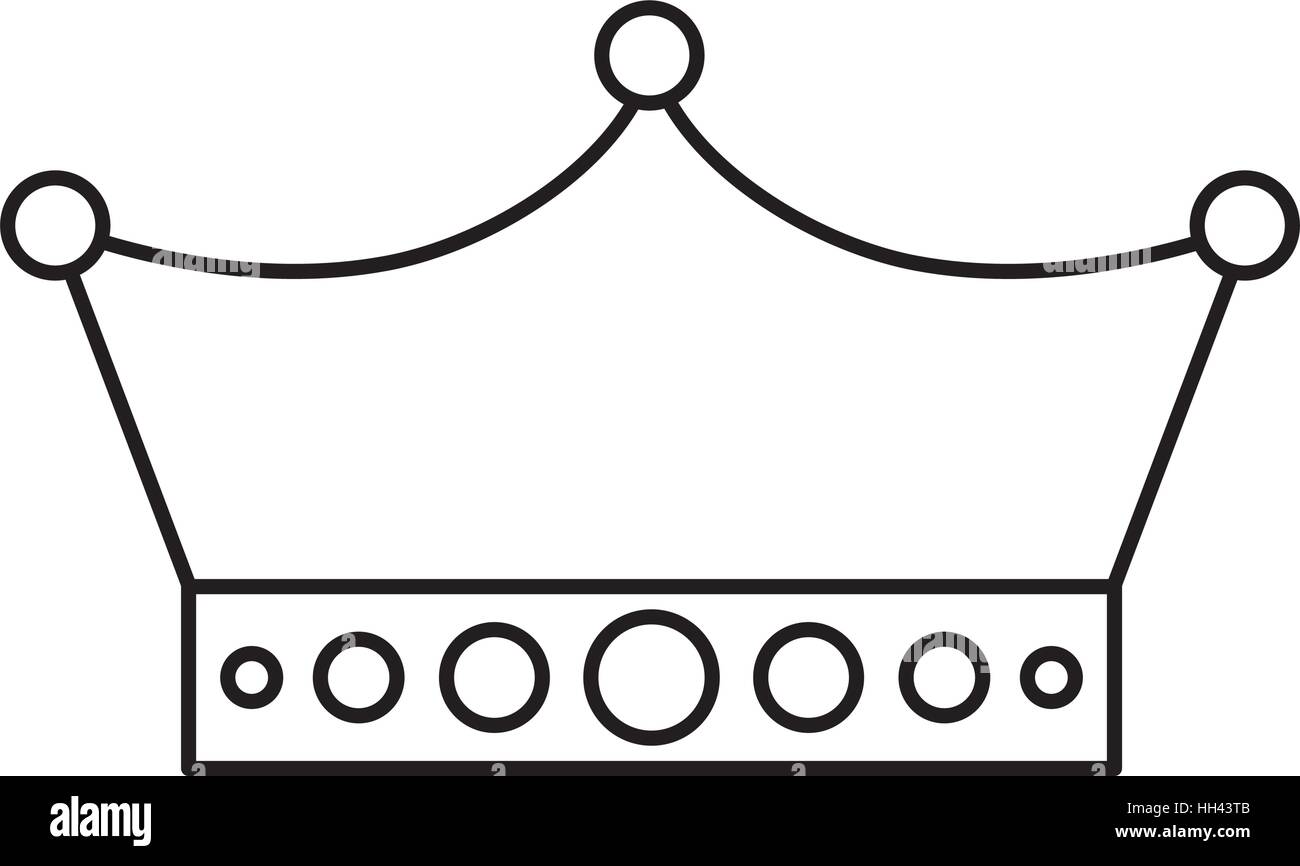 king crown isolated icon vector illustration design Stock Vector Image ...
