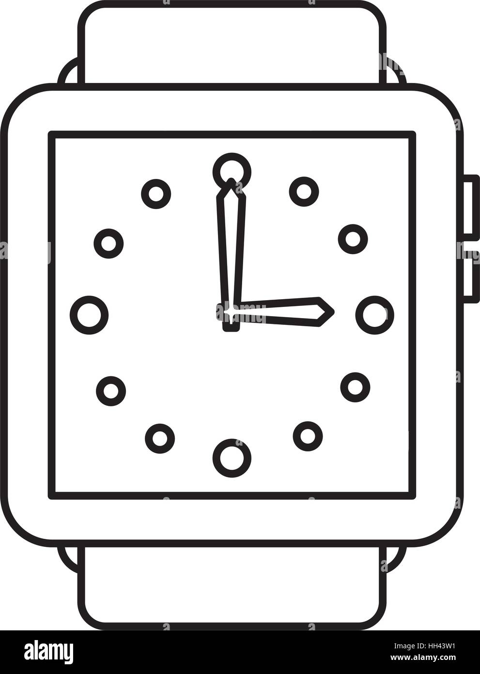 masculine hand watch icon vector illustration design Stock Vector Image ...