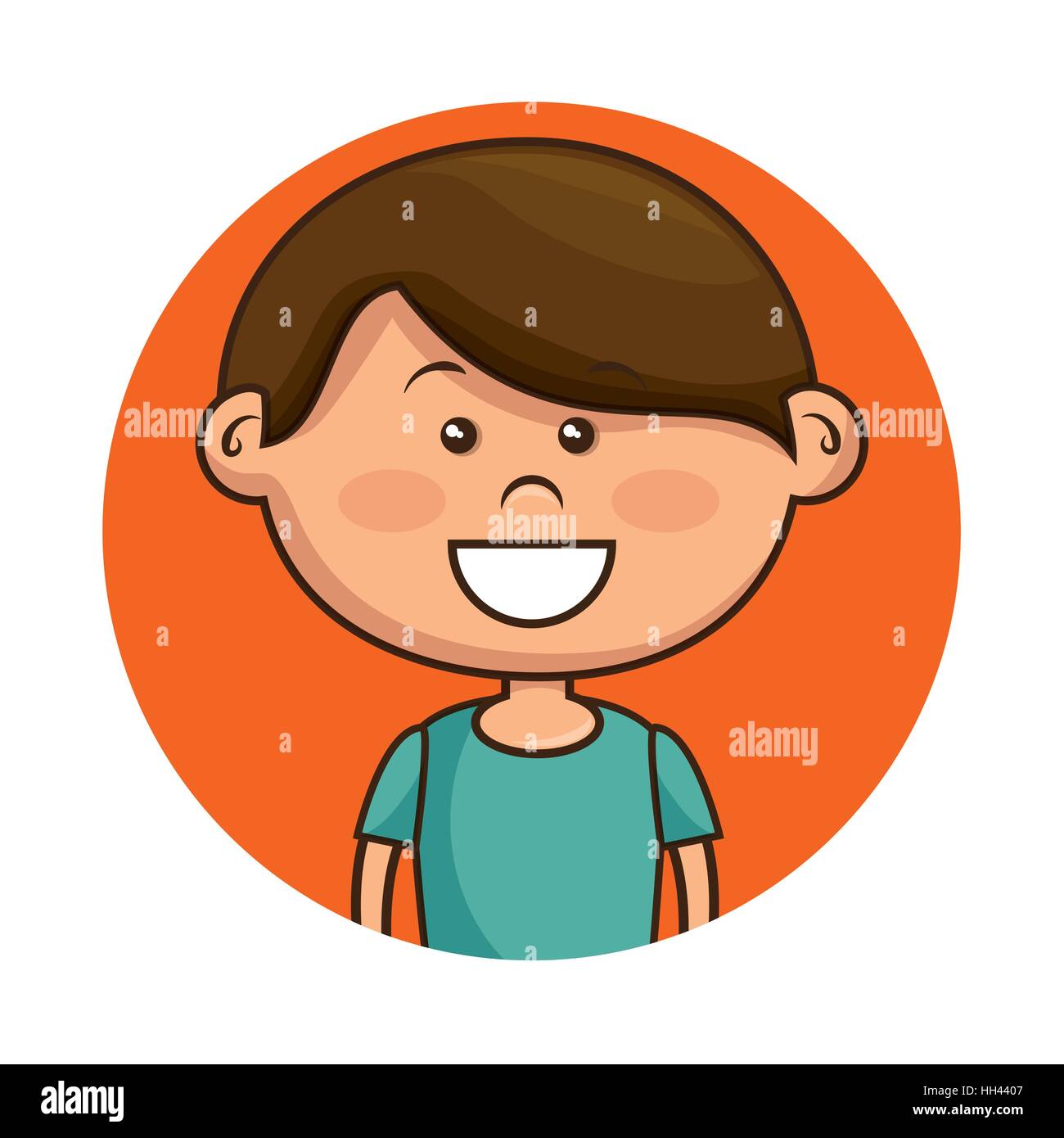 cute little boy character vector illustration design Stock Vector Image ...