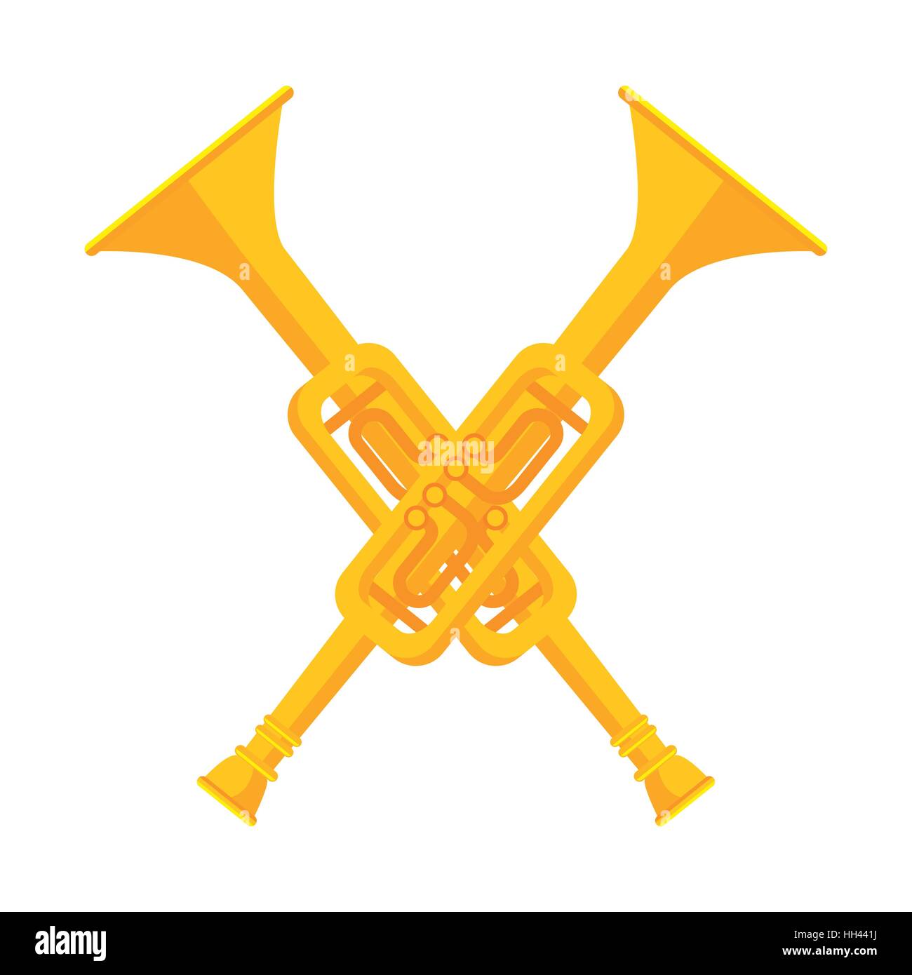 Trumpets vector vectors hires stock photography and images Alamy