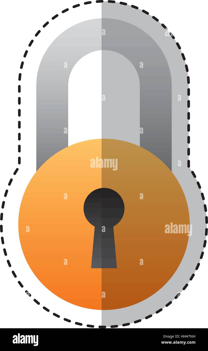 safe padlock isolated icon vector illustration design Stock Vector ...