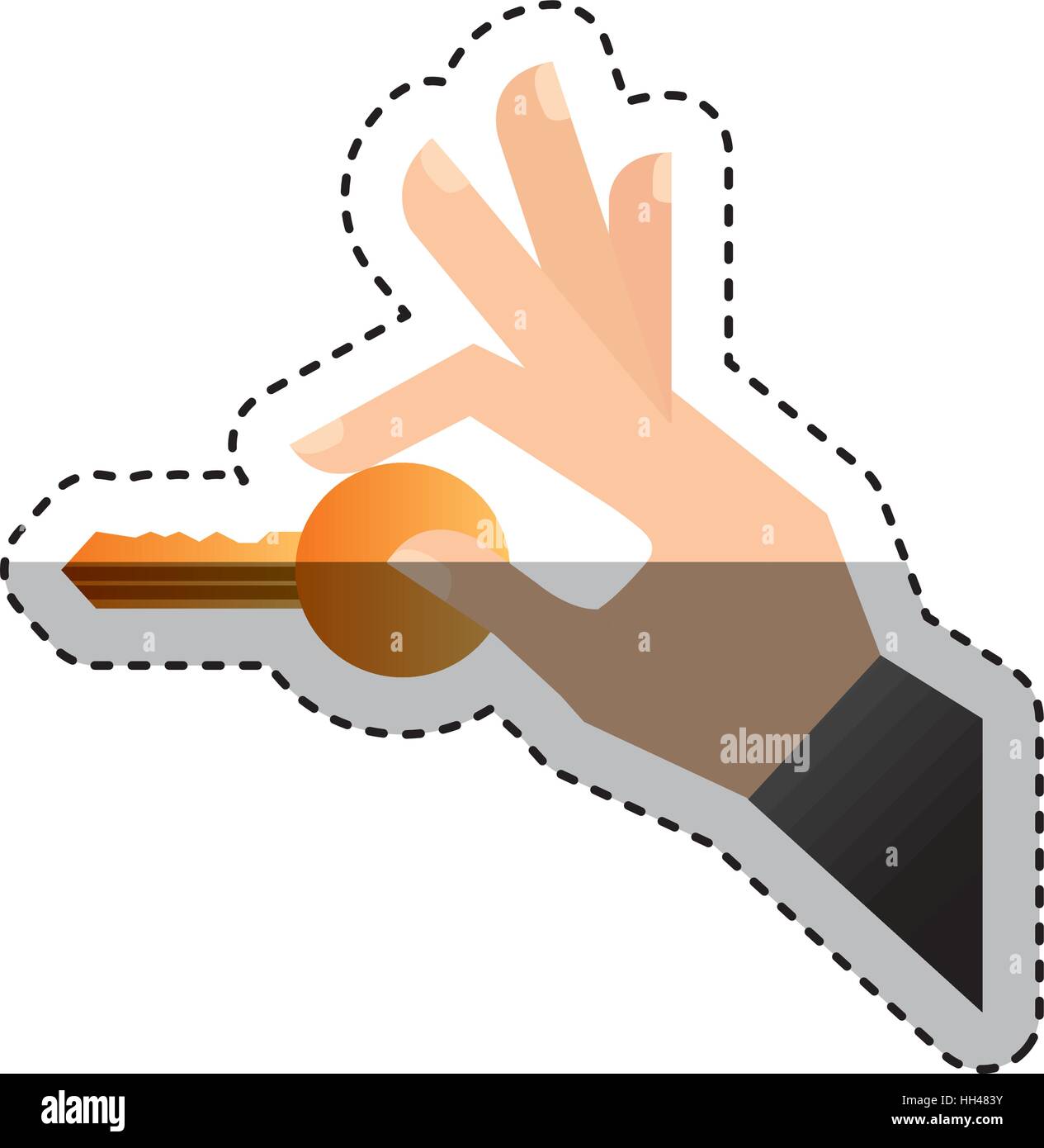 security key isolated icon vector illustration design Stock Vector ...