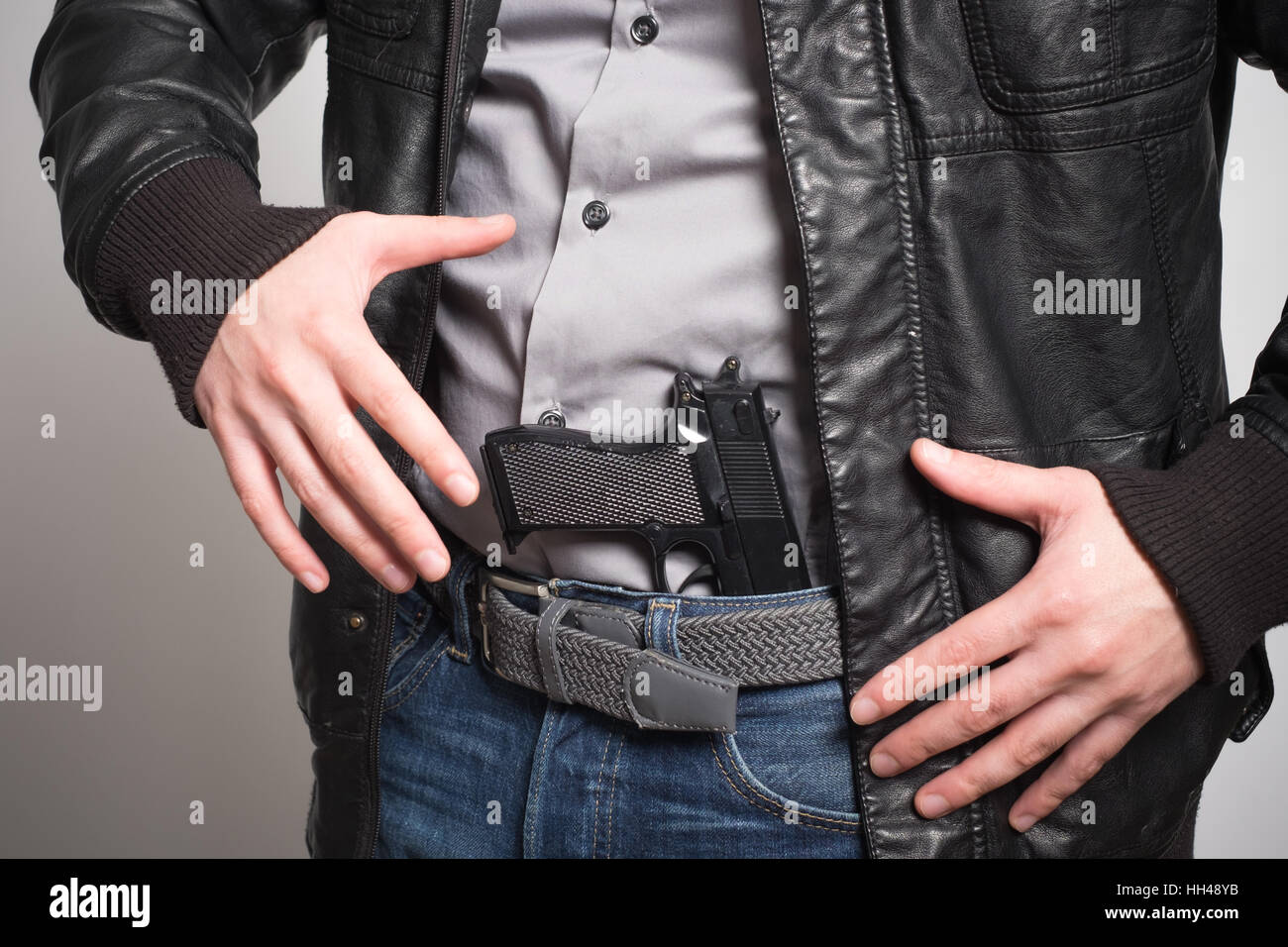 Hidden gun belt hires stock photography and images Alamy