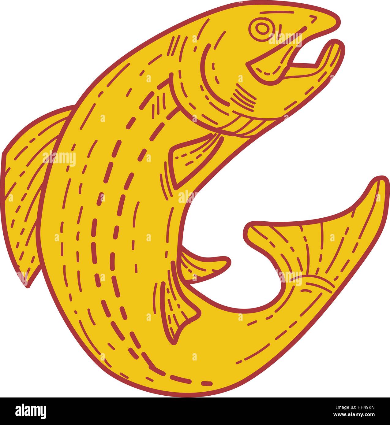 Fish wire Stock Vector Images Alamy