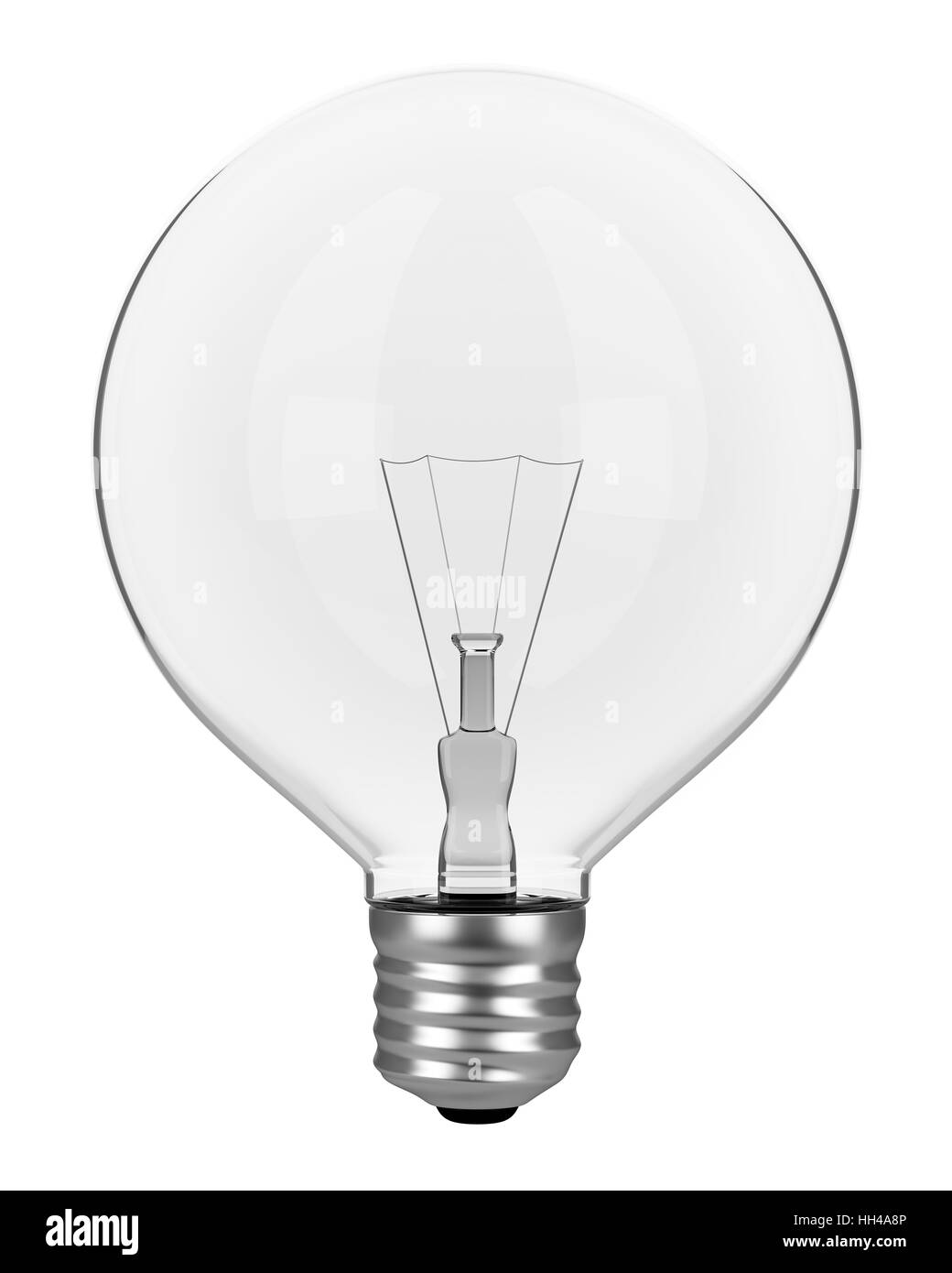 light bulb isolated on white background Stock Photo - Alamy
