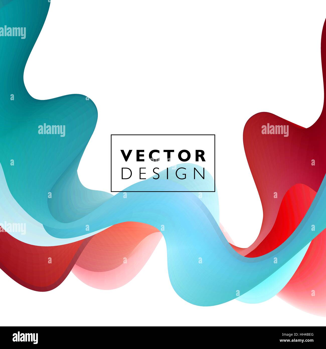 Abstract smooth color wave vector. Curve flow purple motion ...