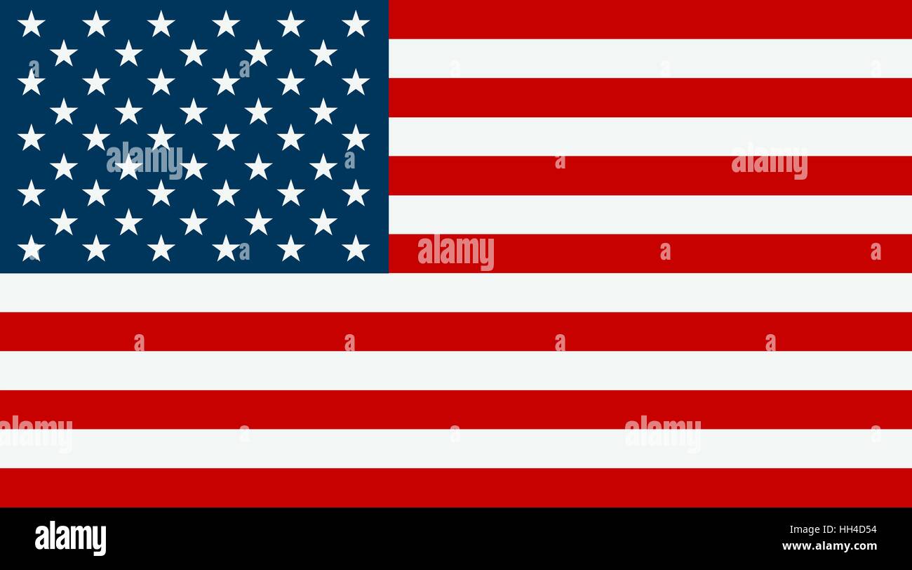 United States flag. USA flag. American symbol Stock Vector
