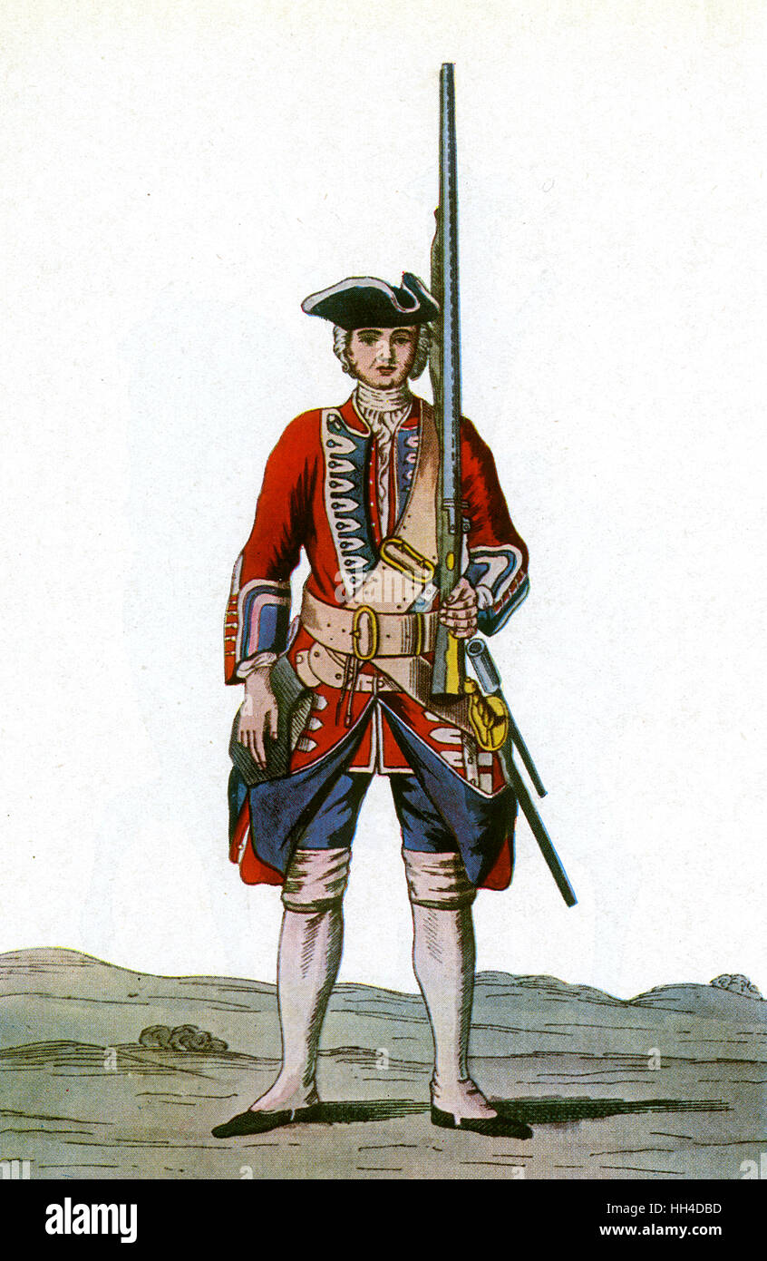 18th century soldier of the guard hi-res stock photography and images - Alamy