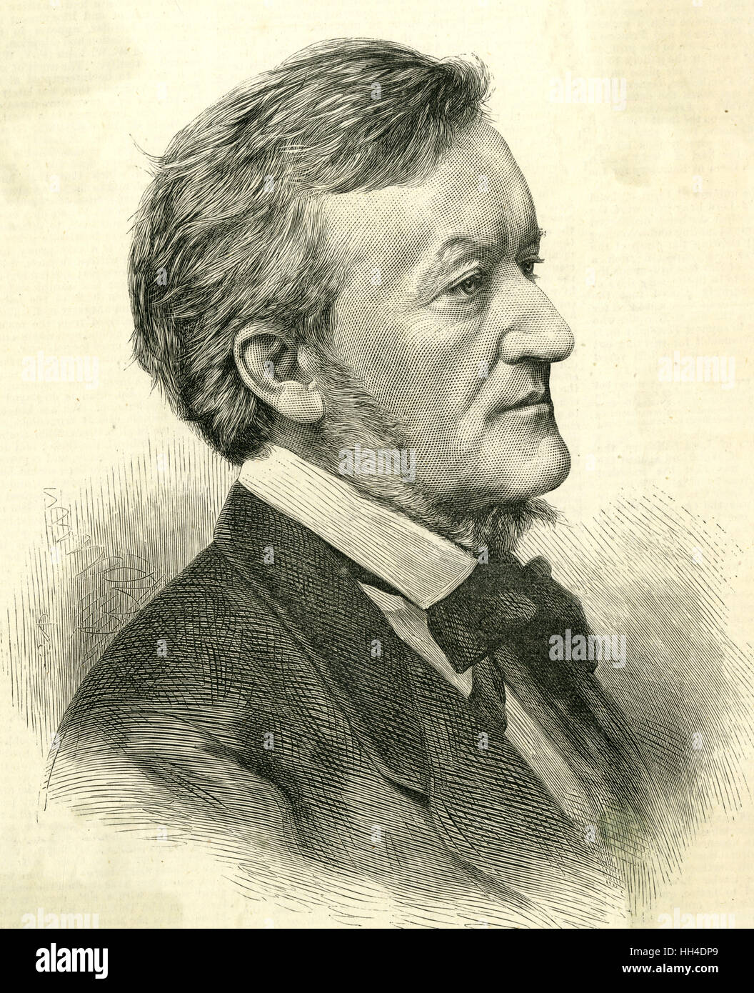 RICHARD WAGNER  German composer Stock Photo