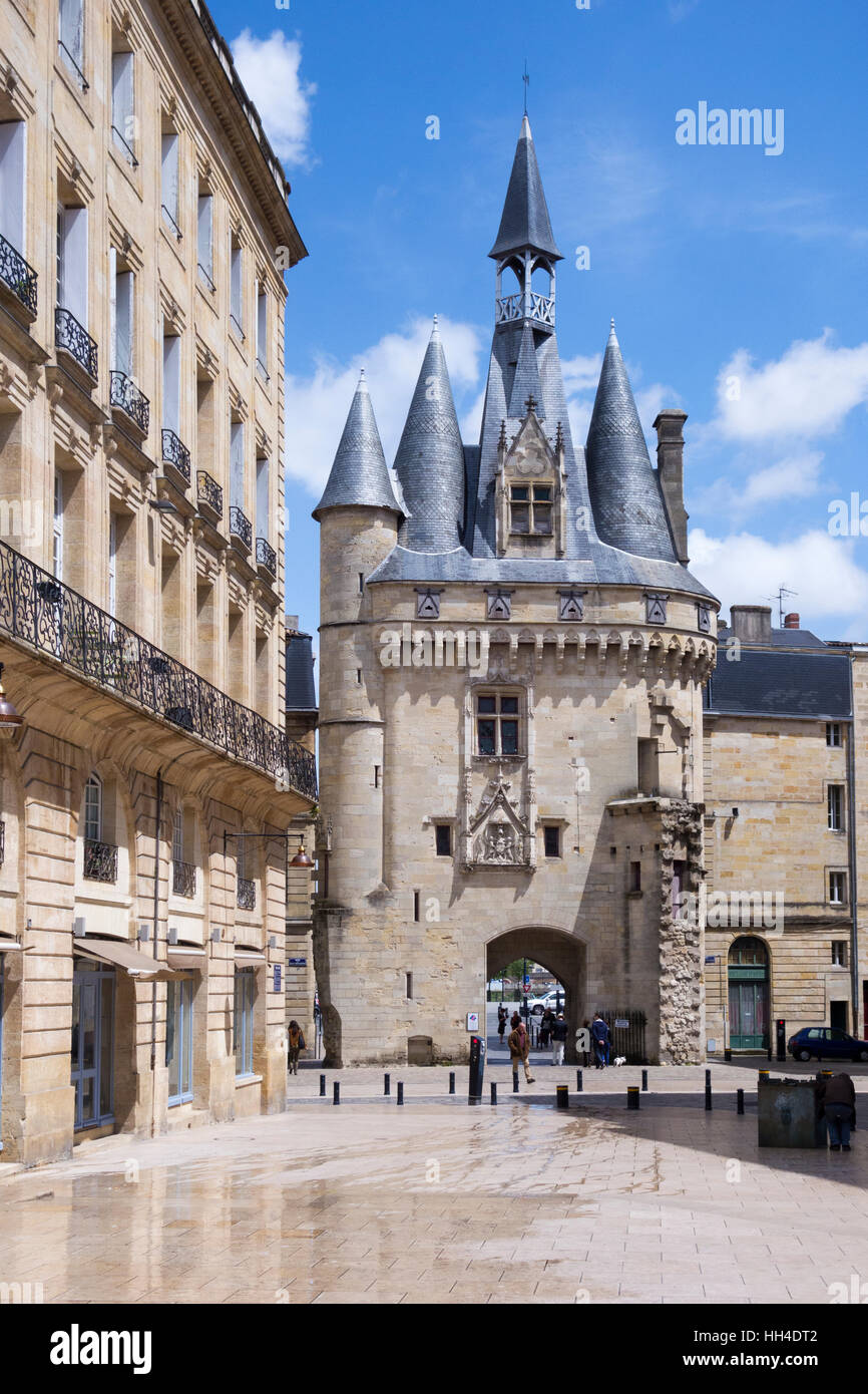 The Porte Cailhau, Place du Palais, Bordeaux, Gironde, Aquitaine, France  Stock Photo - Alamy