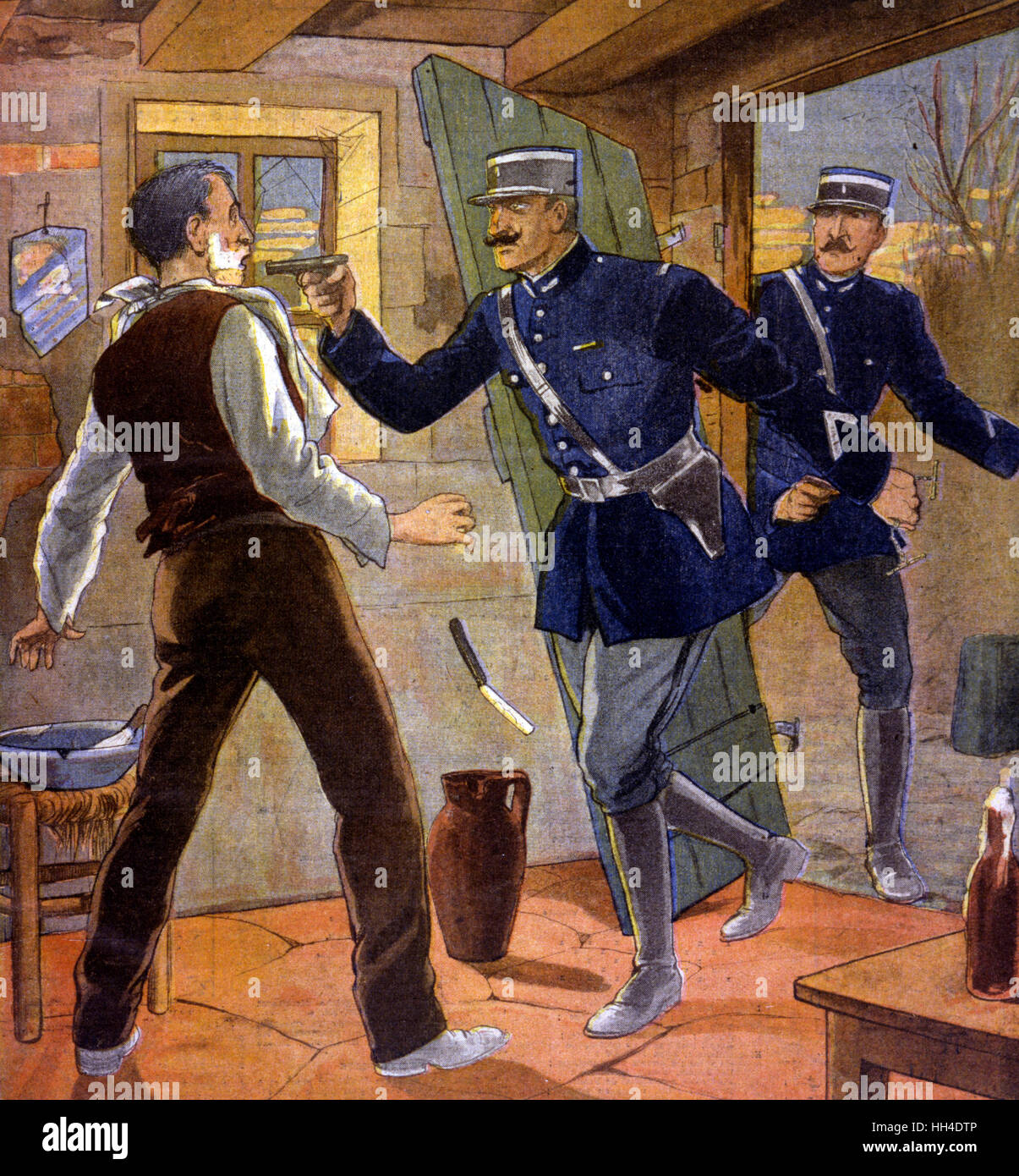 FRENCH POLICE ARREST Stock Photo Alamy