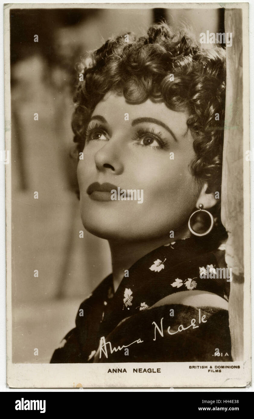 Anna Neagle (1904 – 1986), English film actress Stock Photo