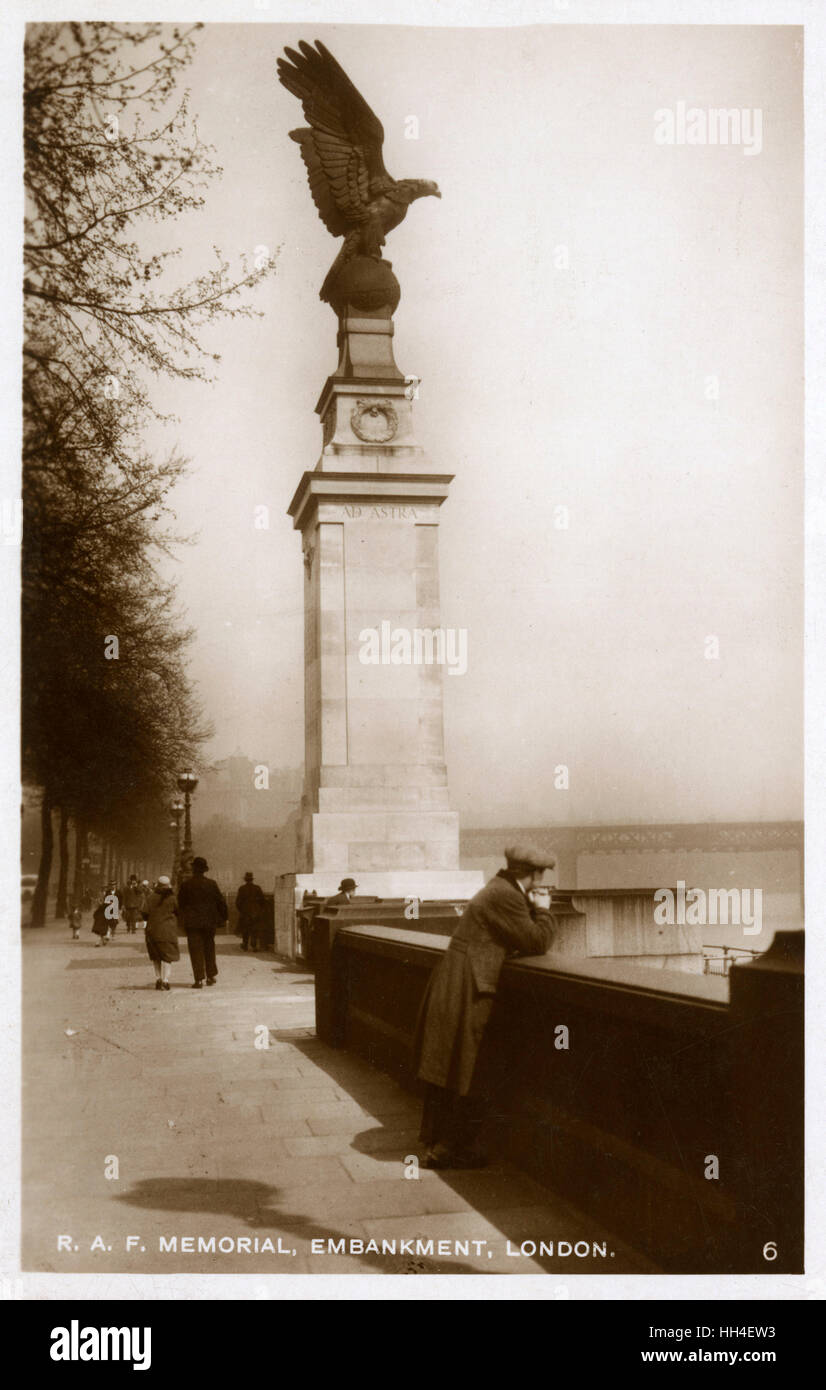The RAF Memorial - Embankment, London. Stock Photo