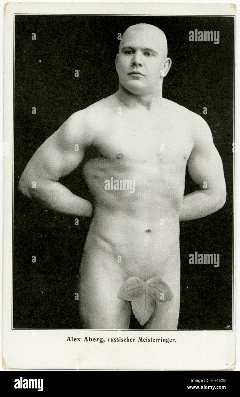 Alex Aberg - Estonian Wrestler Stock Photo