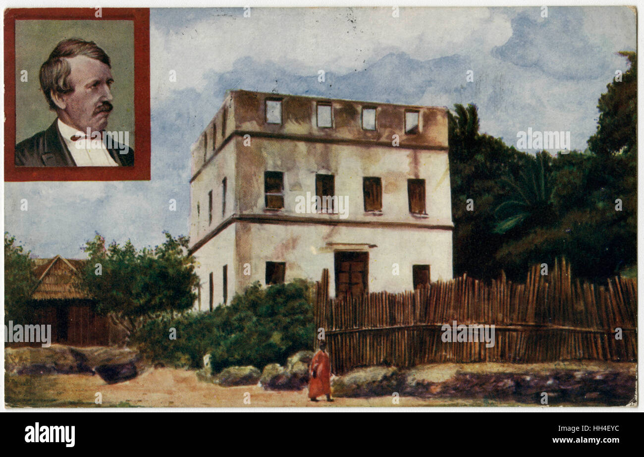 David Livingstone's House, Zanzibar Stock Photo Alamy