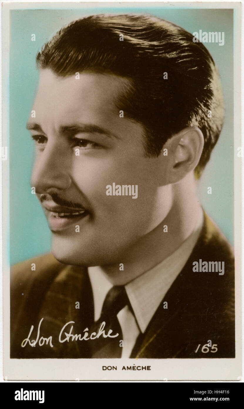 American Film Actor - Don Ameche Stock Photo