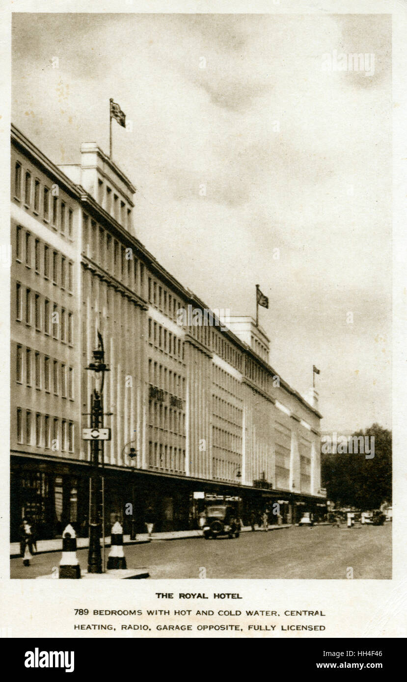 The Royal Hotel, Russell Square, Bloomsbury, London Stock Photo