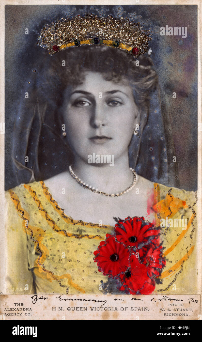 Queen Victoria of Spain Stock Photo