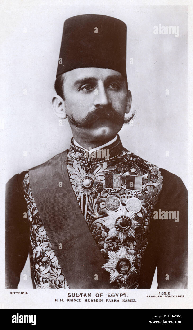 Sultan Hussein Kamel of Egypt Stock Photo
