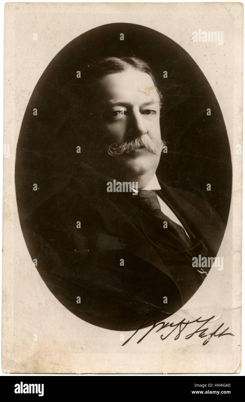 27th US President - William Howard Taft Stock Photo