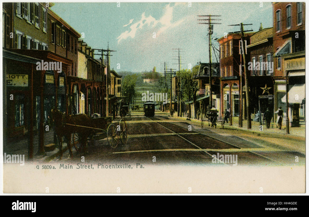 Main street phoenixville hires stock photography and images Alamy
