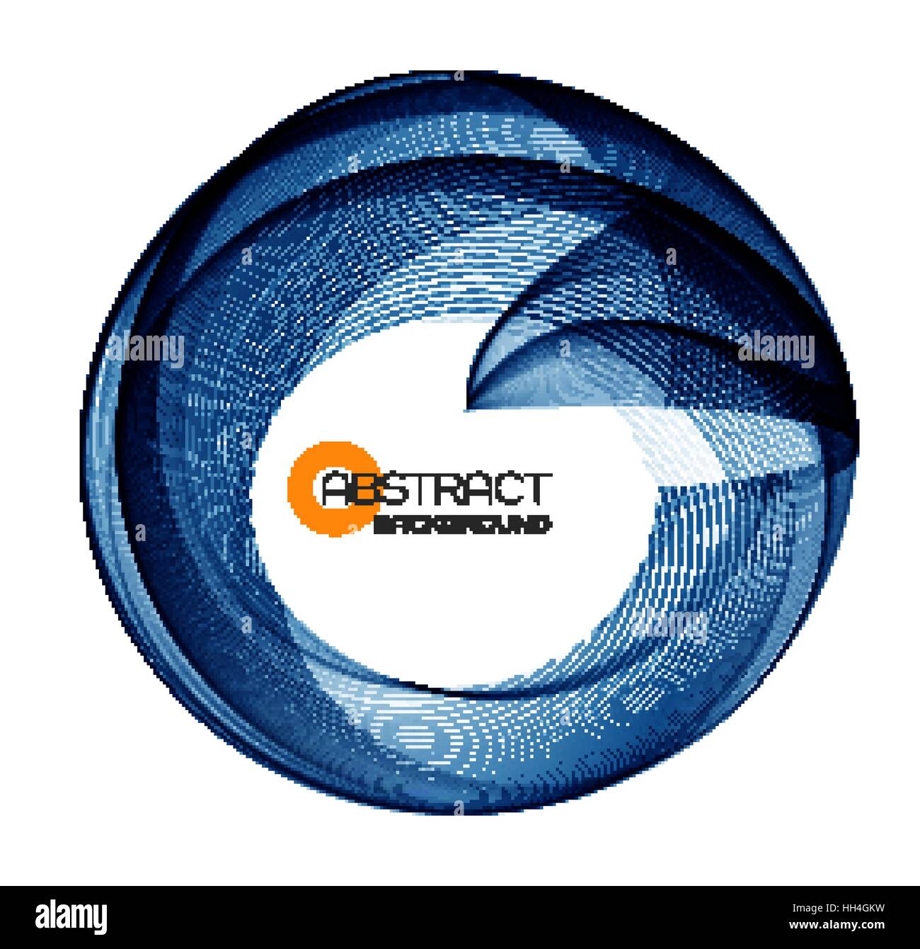 Vector Abstract color blue wave design element Stock Vector Image & Art ...