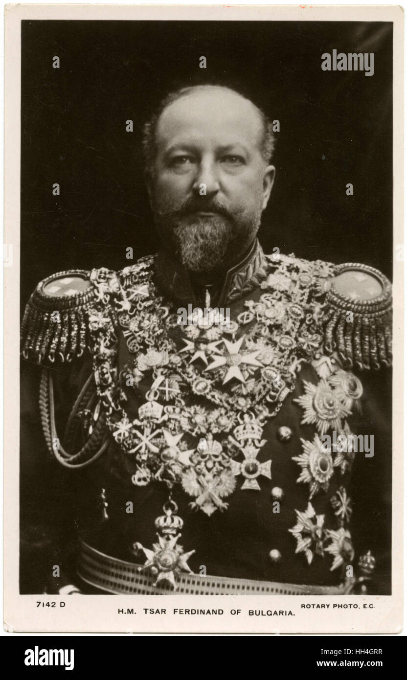 King Ferdinand of Bulgaria Stock Photo