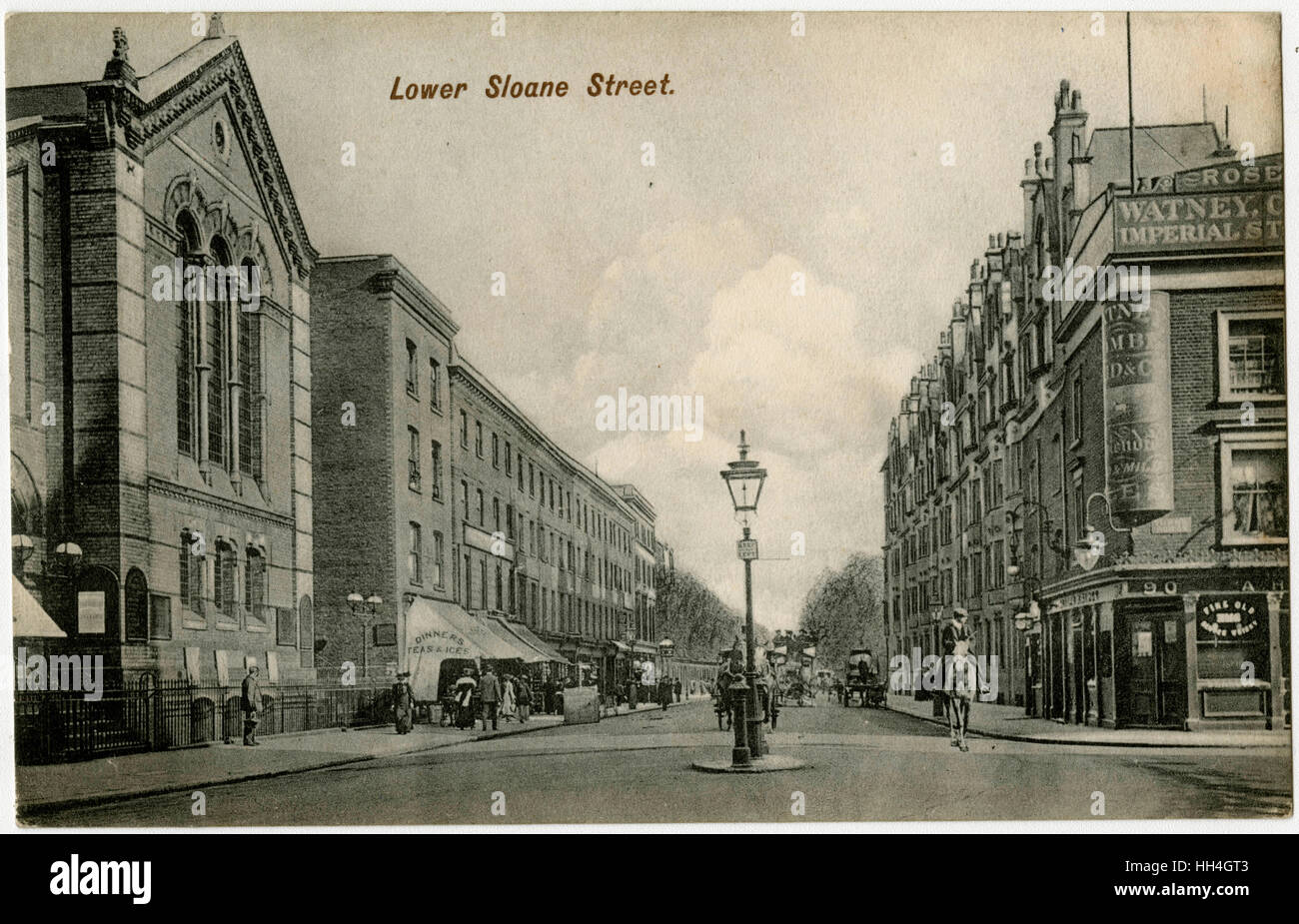 Lower Sloane Street, London Stock Photo