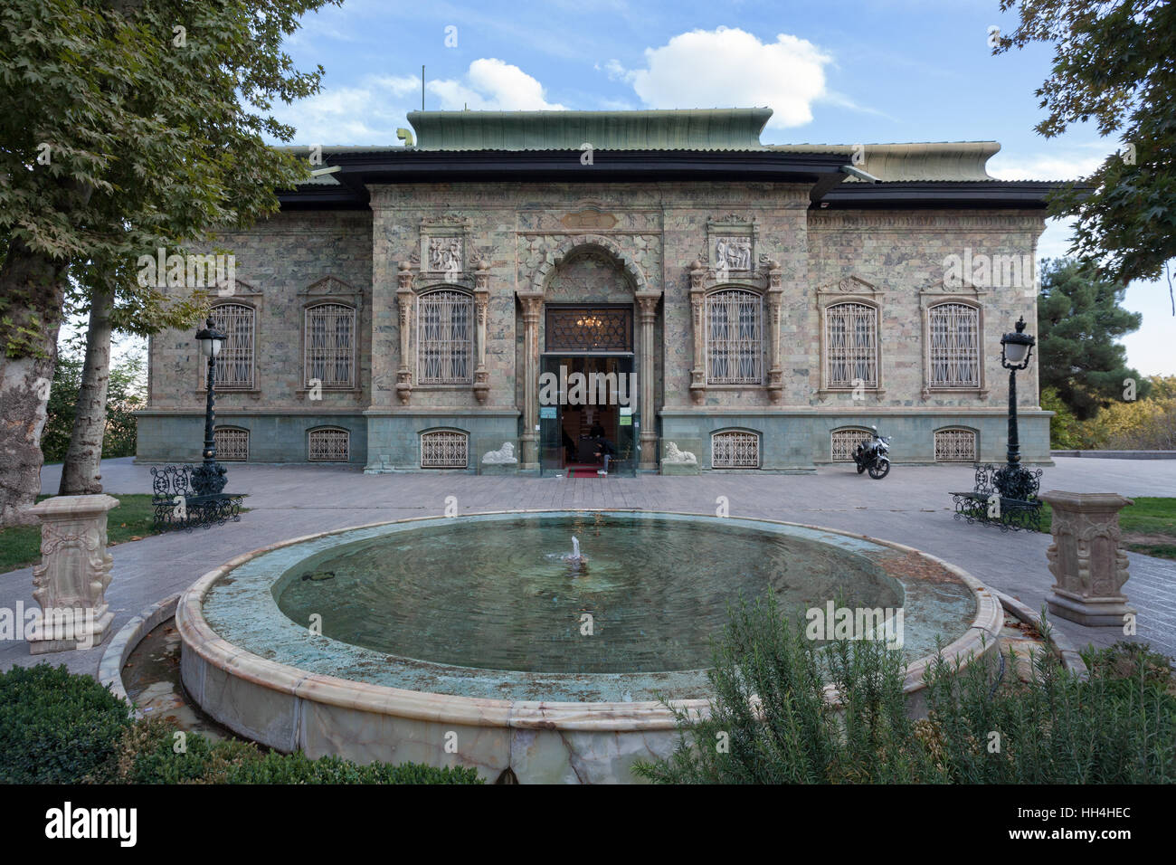 Green Palace in Saadabad park, Tehran, Iran Stock Photo
