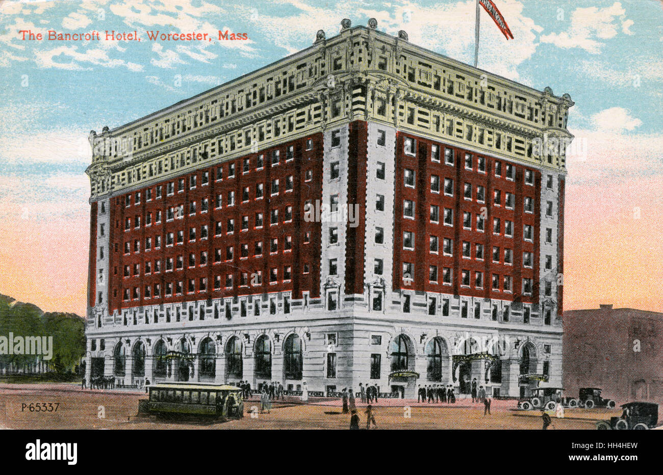 Bancroft Hotel, Worcester, Massachusetts, USA Stock Photo Alamy