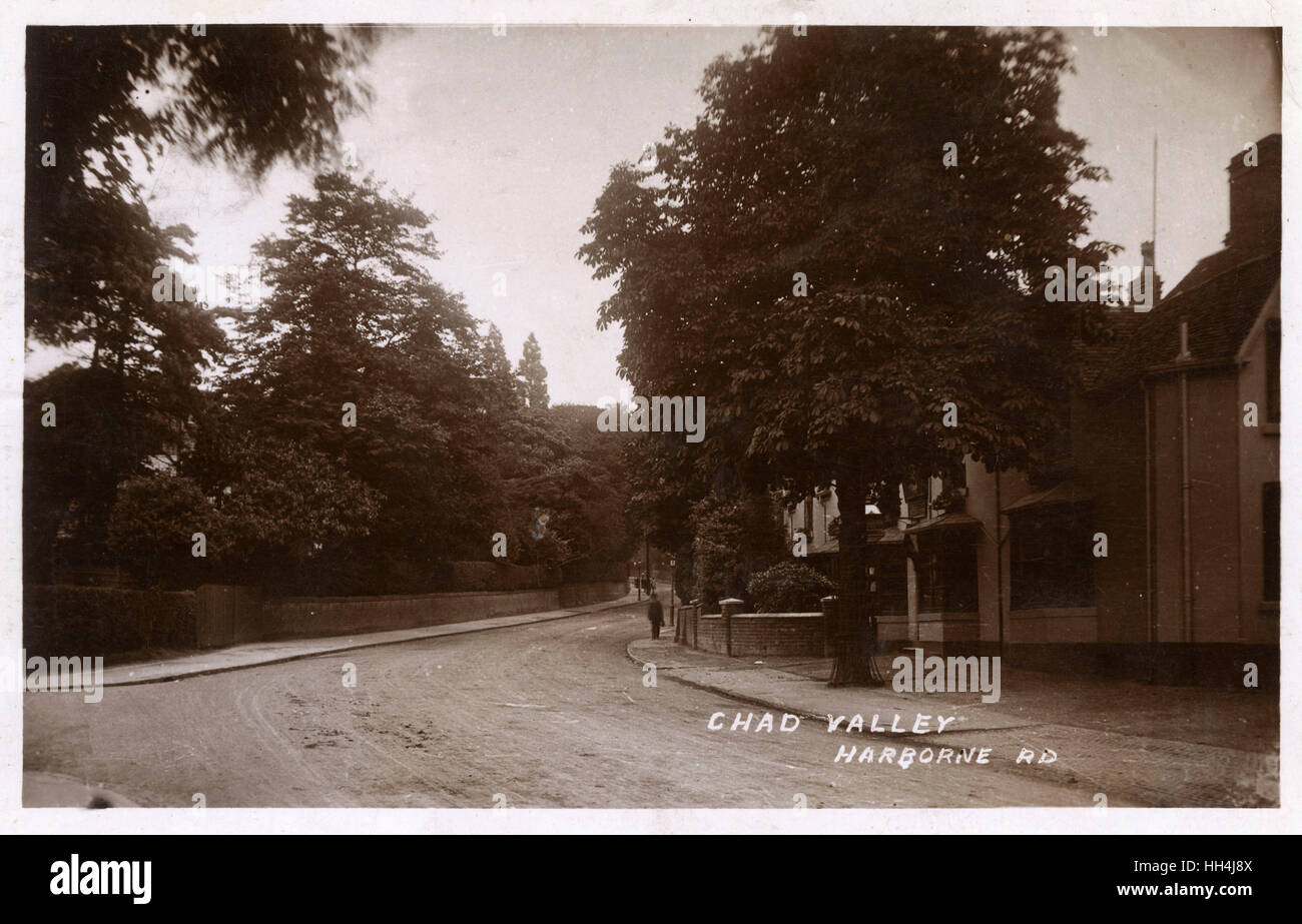 Harborne Road, Chad Valley, Birmingham, West Midlands Stock Photo Alamy