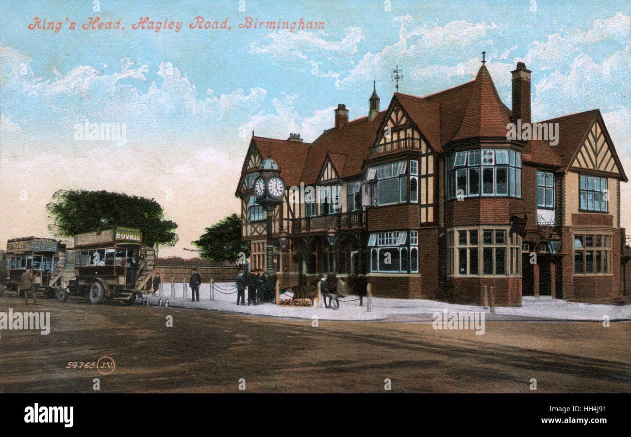 King's Head, Hagley Road, Birmingham, West Midlands Stock Photo Alamy