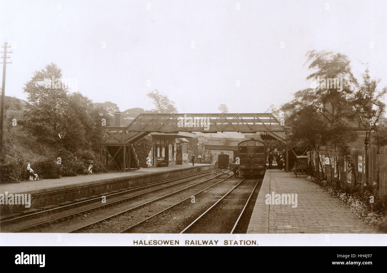 Halesowen railway station, Dudley, West Midlands Stock Photo