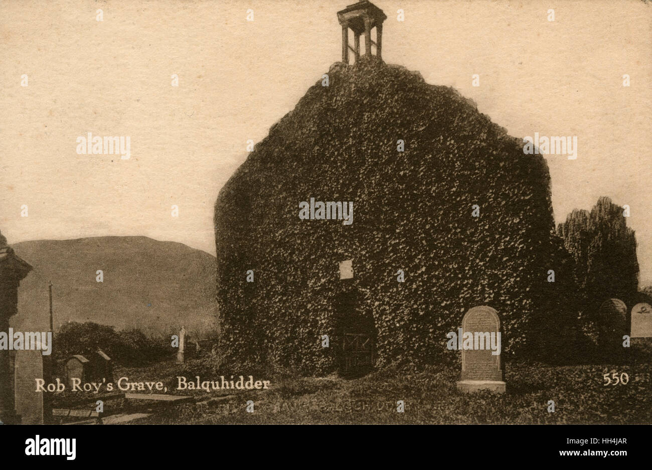 Rob Roy's grave, Balquhidder, Stirling, Scotland Stock Photo