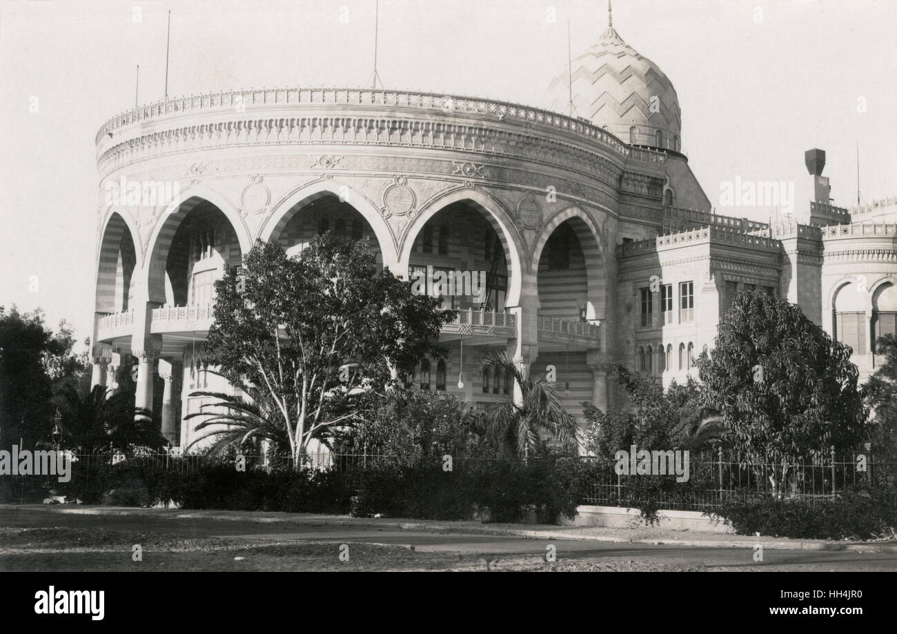 Heliopolis Palace Hotel near Cairo Stock Photo