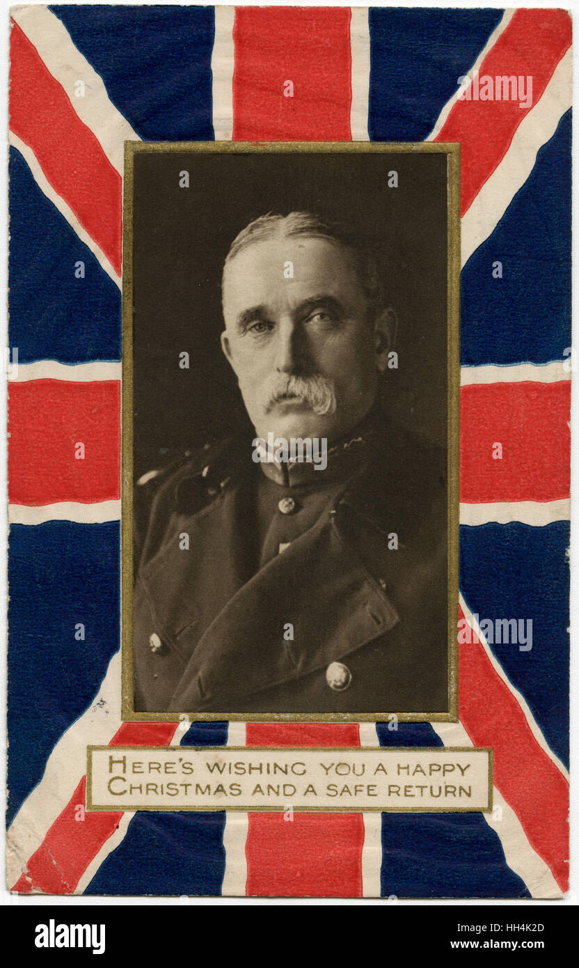 Sir John Denton French (1852-1925) - Commander-in-Chief of the British Expeditionary Force during the First World War. Stock Photo