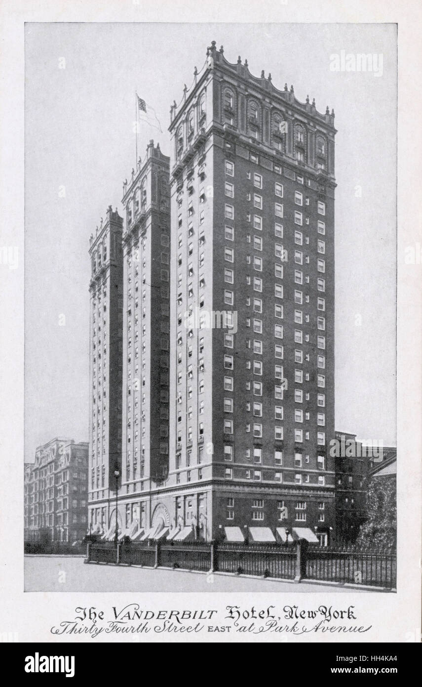 The Vanderbilt Hotel in New York City, USA Stock Photo - Alamy