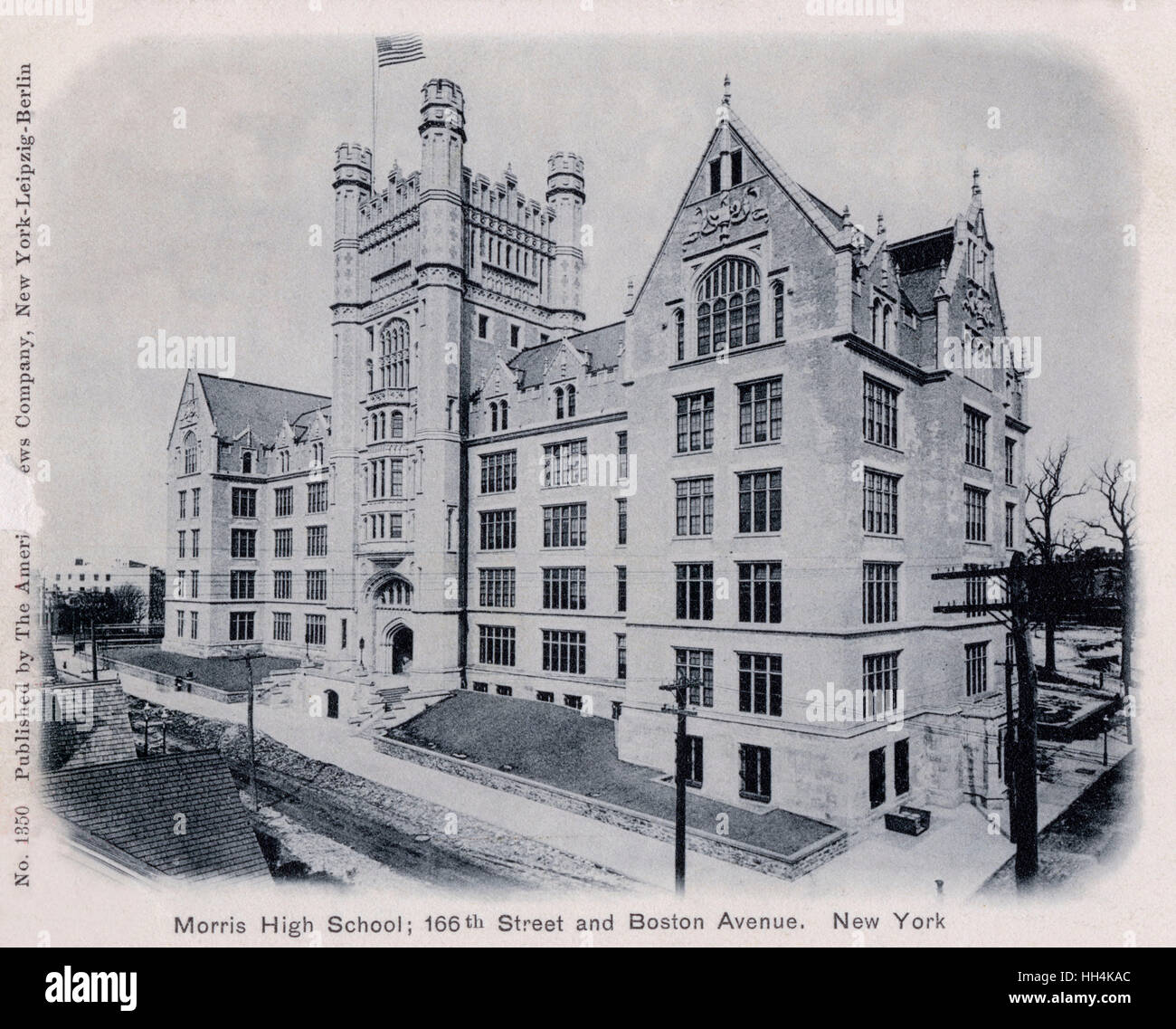 Morris High School in New York City, USA Stock Photo