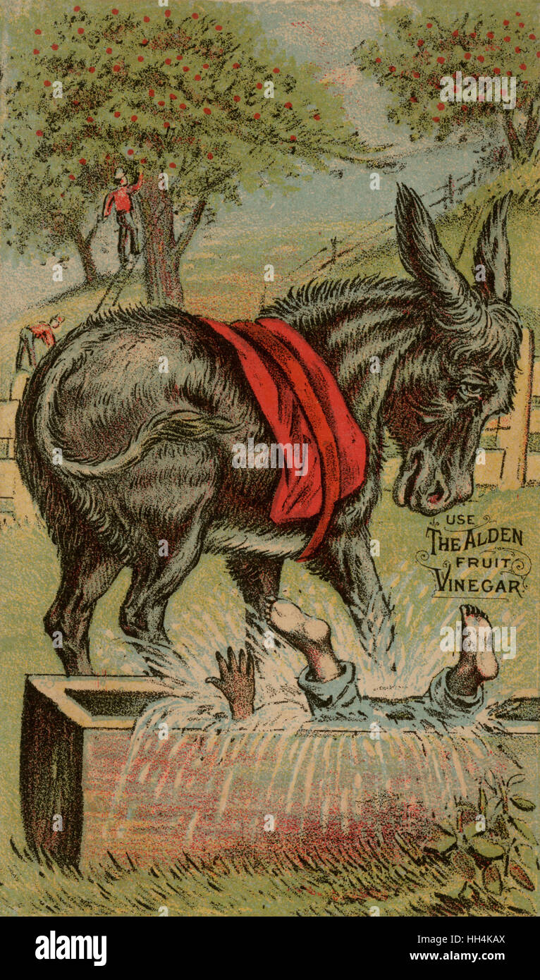 Alden Fruit Vinegar - Advertising trade Card late 1800's Alden Fruit Vinegar - Advertising trade Card late 1800's