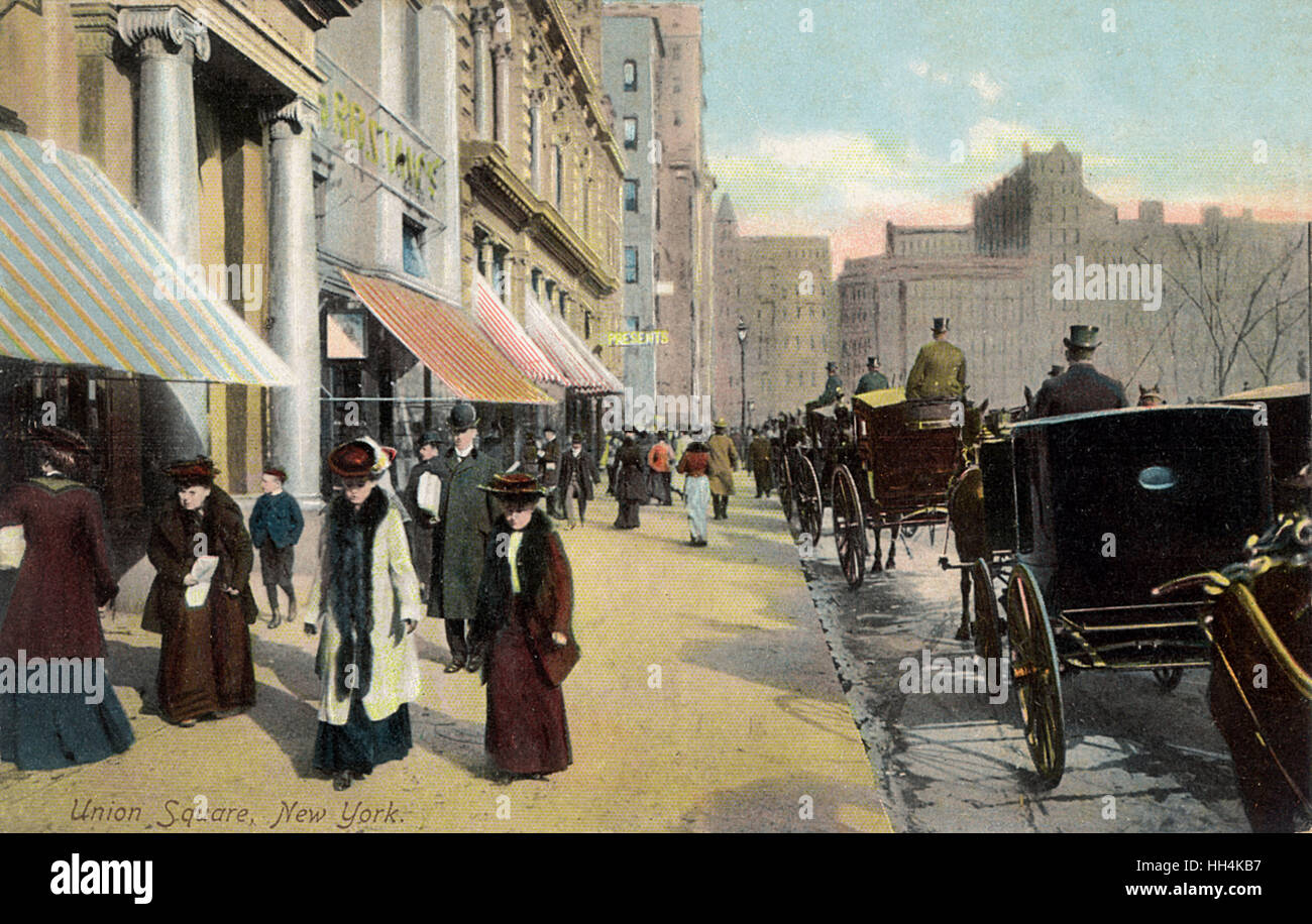 Union Square in New York City, USA Stock Photo