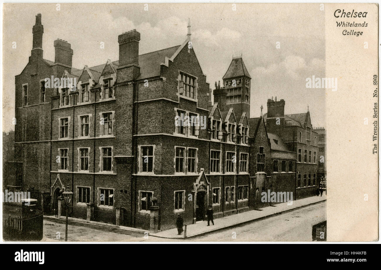 Whitelands College, King's Road, Chelsea, London Stock Photo